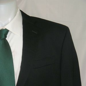 Brooks Brothers 1818 Madison Estrato Solid Blue Two Button Suit 43L